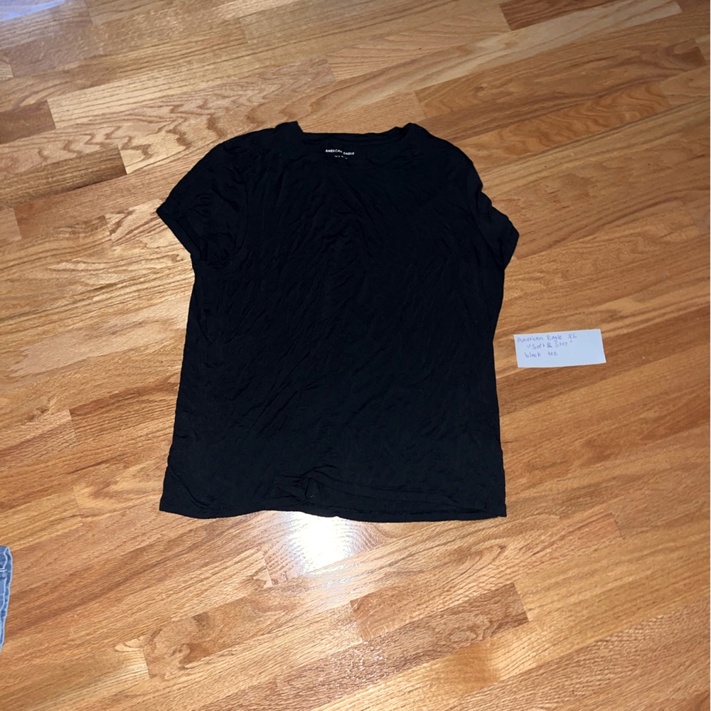 XL black 'Soft & Sexy' tee from American Eagle